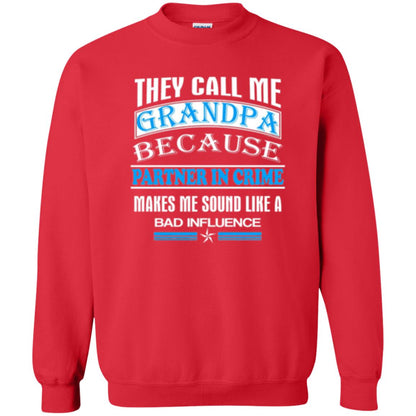 Family T-shirt They Call Me Grandpa Red