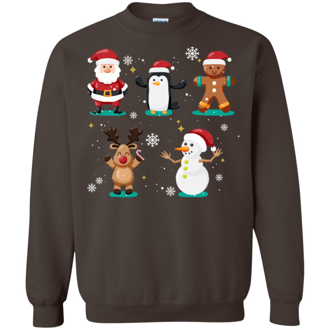 Christmas Character Ideas Gift Shirt Dark Chocolate