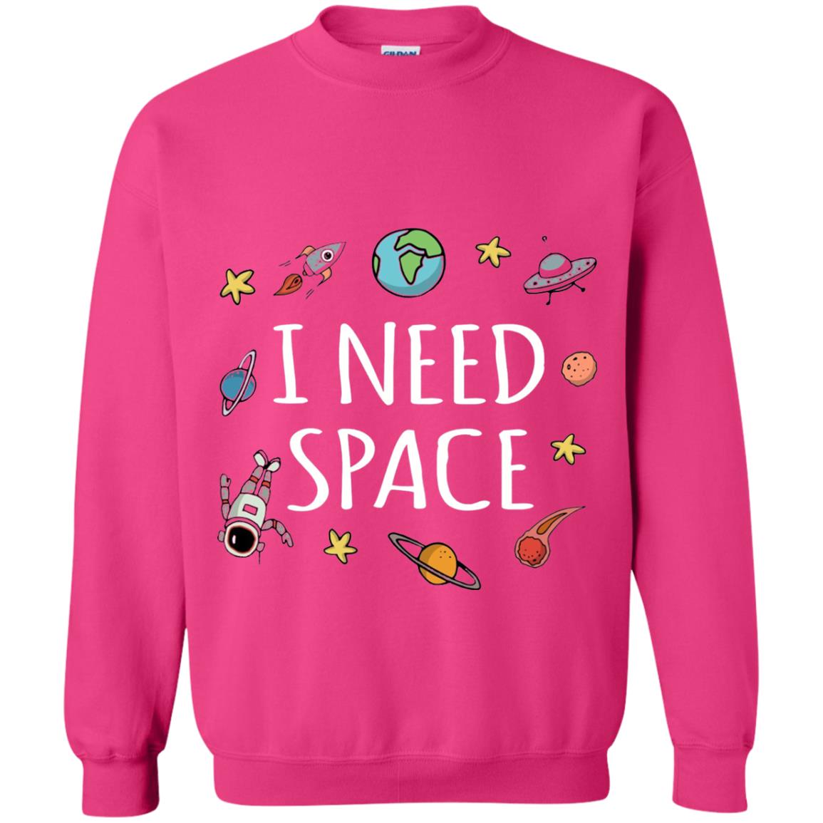 Funny I Need Space T-shirt Heliconia