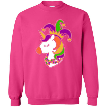 Mardi Gras Unicorn T-shirt Heliconia
