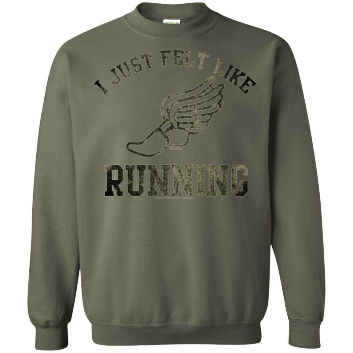 Movie T-shirt I Just Felt Like Running Military Green