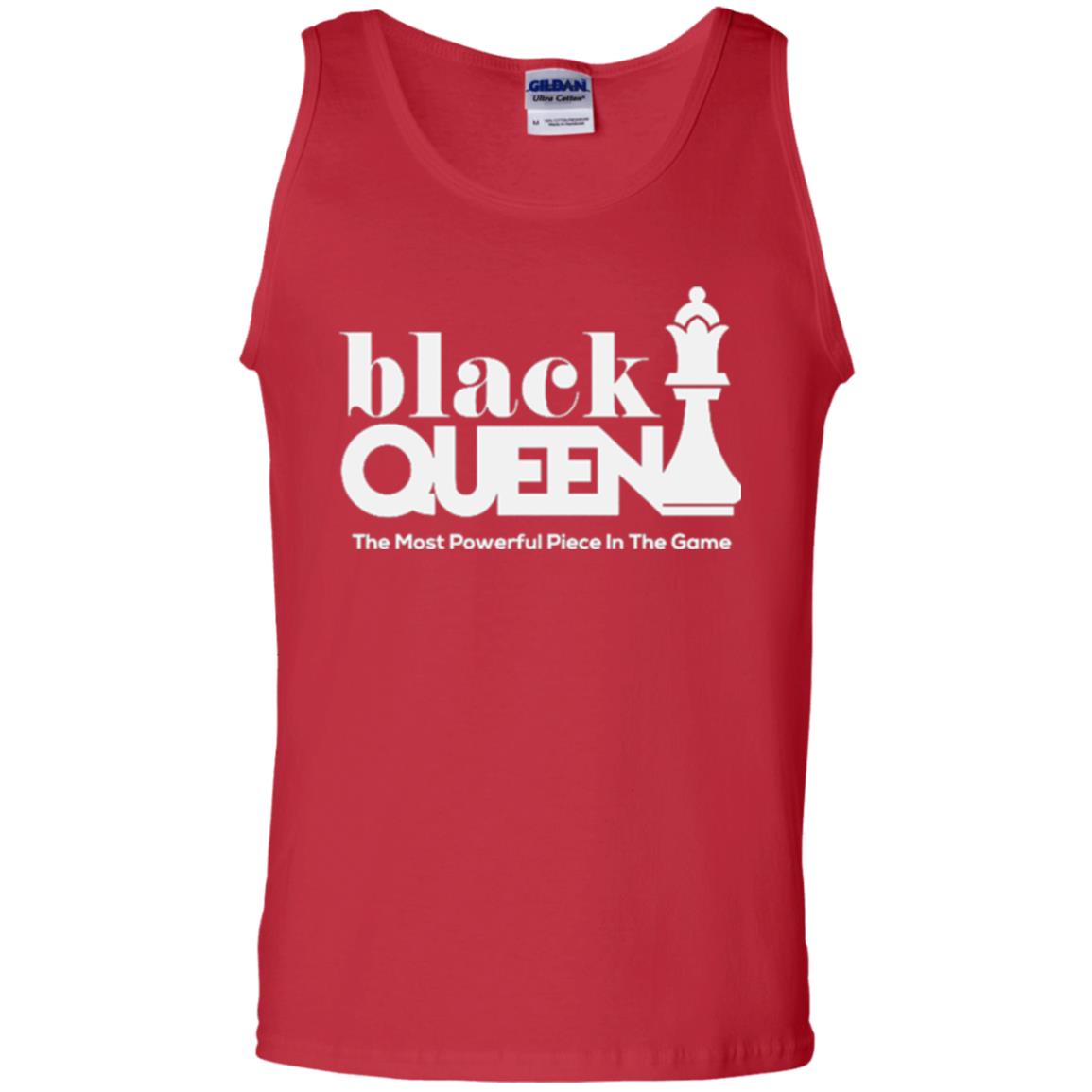 Black Queen The Most Powerful Piece In The Game Proud Black Woman T-shirt Red