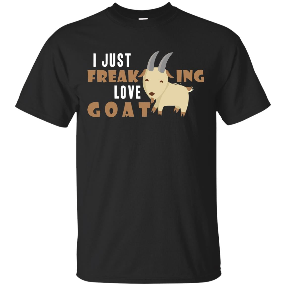 I Just Freaking Love Goat Shirt Black