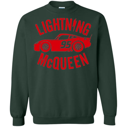 Pixar Cars Lightning 95 Mcqueen Vintage Graphic T-shirt Forest Green