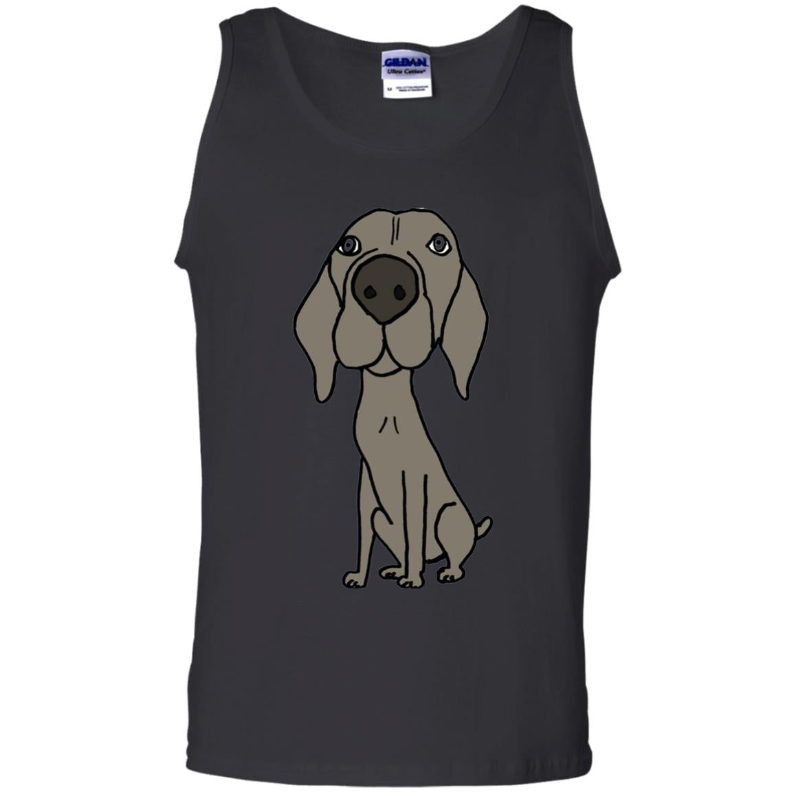 Smiletodaytees Funny Weimaraner Dog Cartoon T-shirt