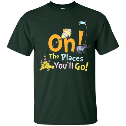 Read Across America Day T-shirt Dr. Seuss Oh The Places You_ll Go Forest