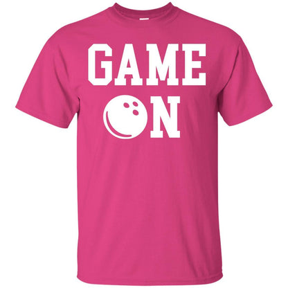 Bowler T-shirt Game On Bowling T-shirt Heliconia