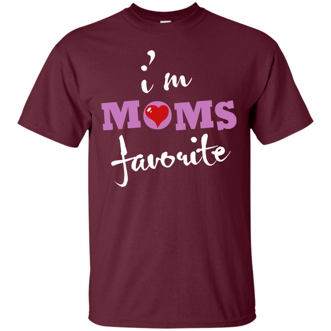 Im Moms Favorite Mommy T-shirt Maroon