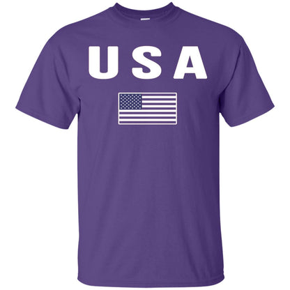 Usa T-shirt America United States Purple