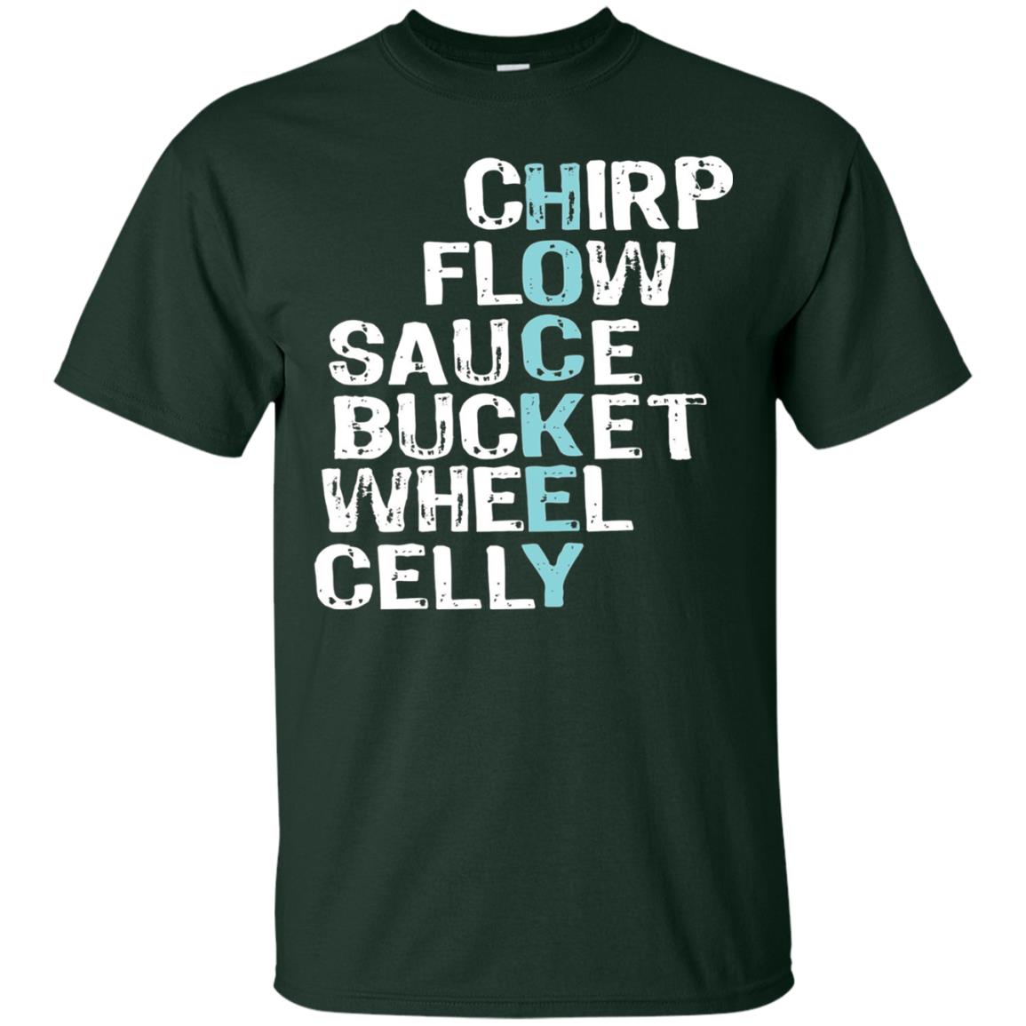 Eat Sleep Hockey Flow Celly Sauce Bucket Flow Wheel Shirt Forest