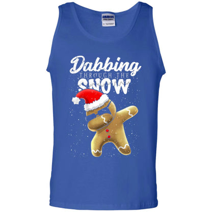 Dabbing Gingerbread T-shirt Dabbing Through The Snow Royal