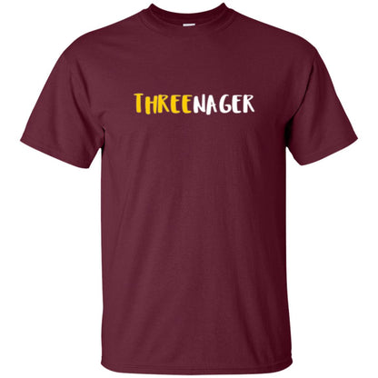 Threenager T-shirt Maroon