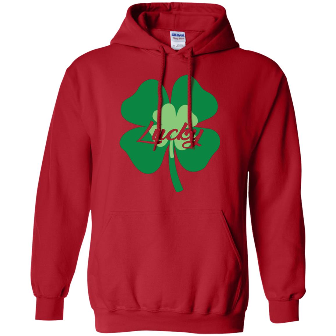 Saint Patrick's Day T-shirt Lucky Leprechaun Red