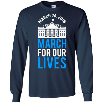 March For Our Lives March 24 2018 T-shirt Navy