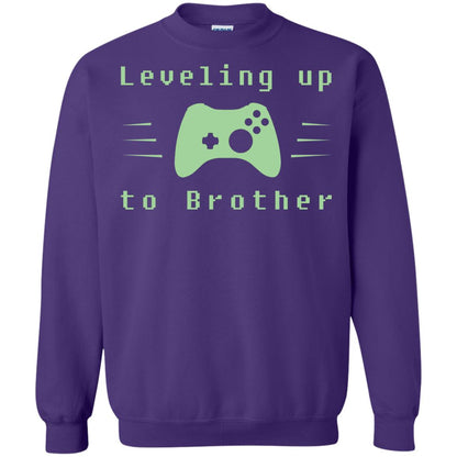 Rata-leveling Up To Brother Gaming Family Shirt Purple