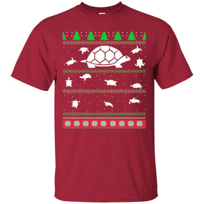 Christmas T-shirt Turtle Lover Merry Christmas Cardinal