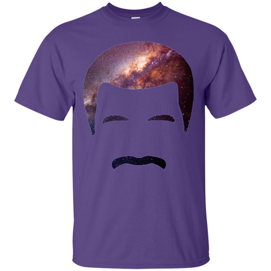 Neil Degrasse Tyson Galaxy T-shirt Purple