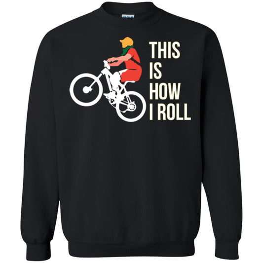 Bicycle T-shirt This Is How I Roll Black