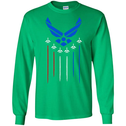 Air Force America Military Shirt Irish Green
