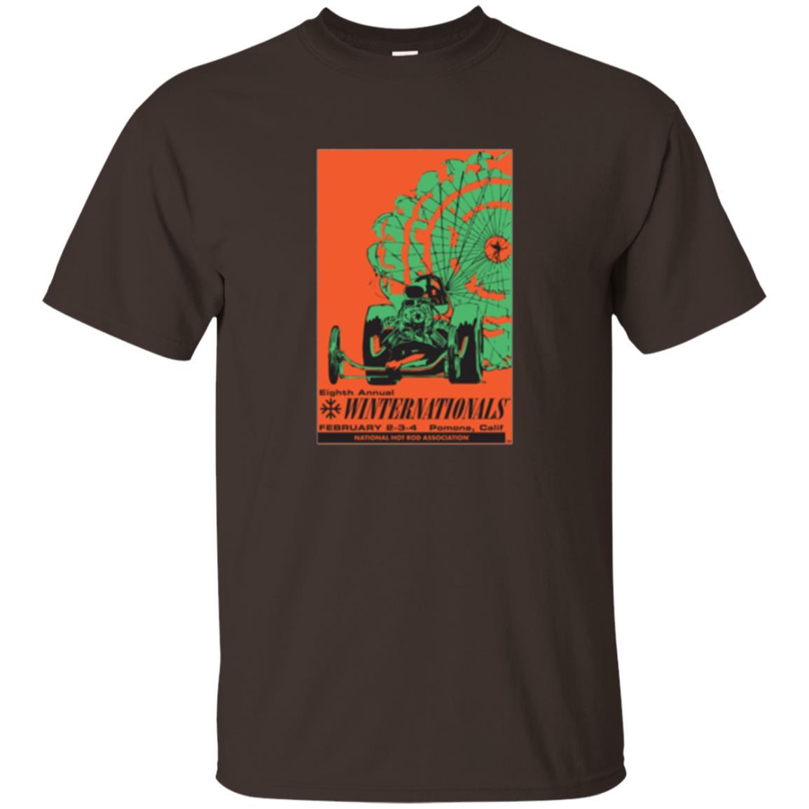 Nhra 1968 Winternationals T-shirt Dark Chocolate