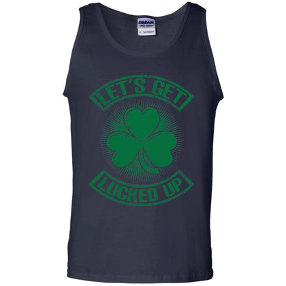 Let_s Get Lucked Up St. Patrick_s Day T-shirt Navy