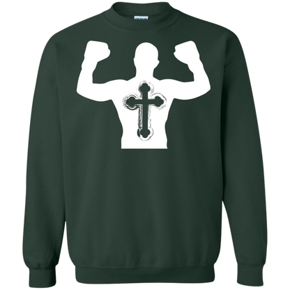Christian Gym Exercise Workout T-shirt Forest Green
