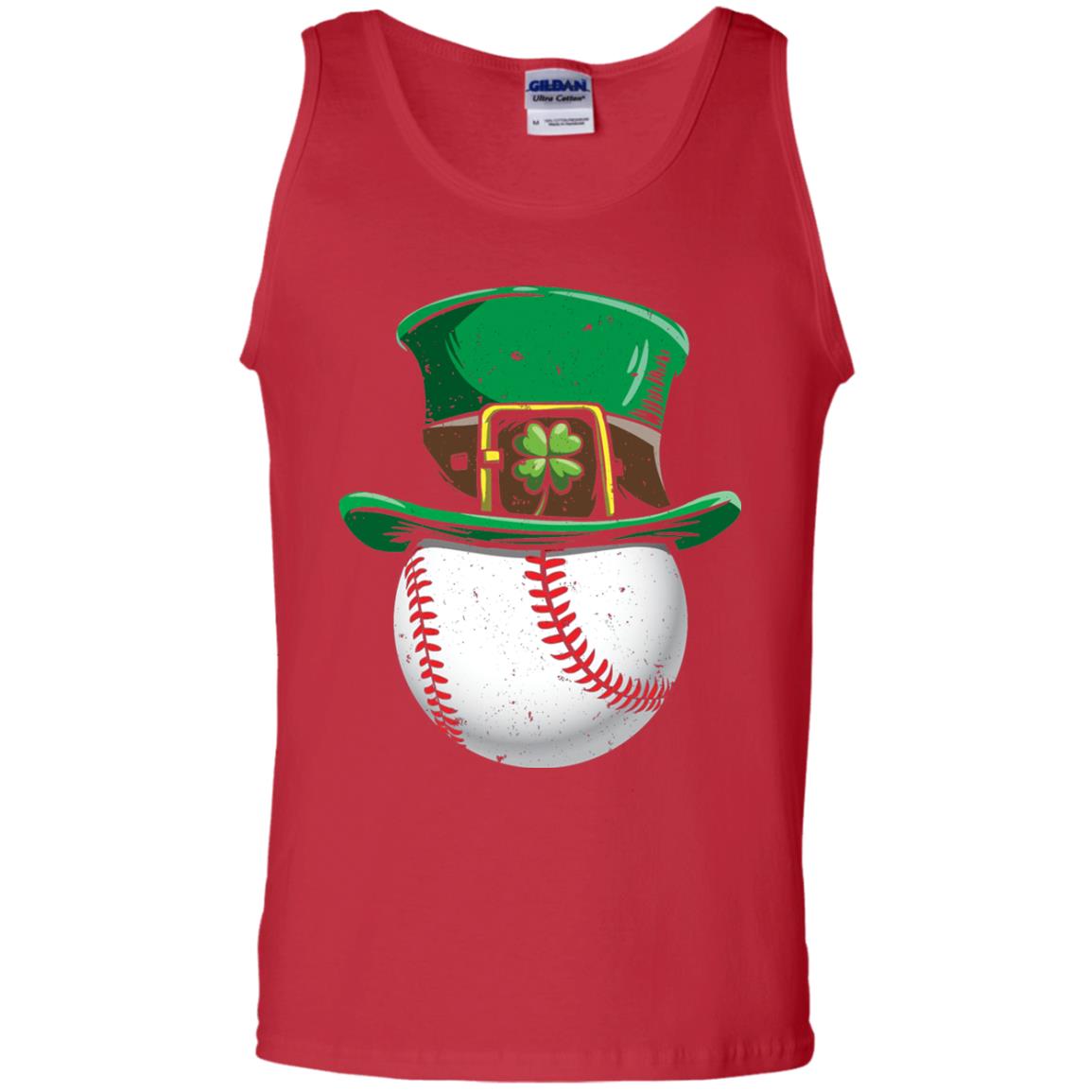 Leprechaun St. Patrick_s Day Baseball Ball T-shirt Red