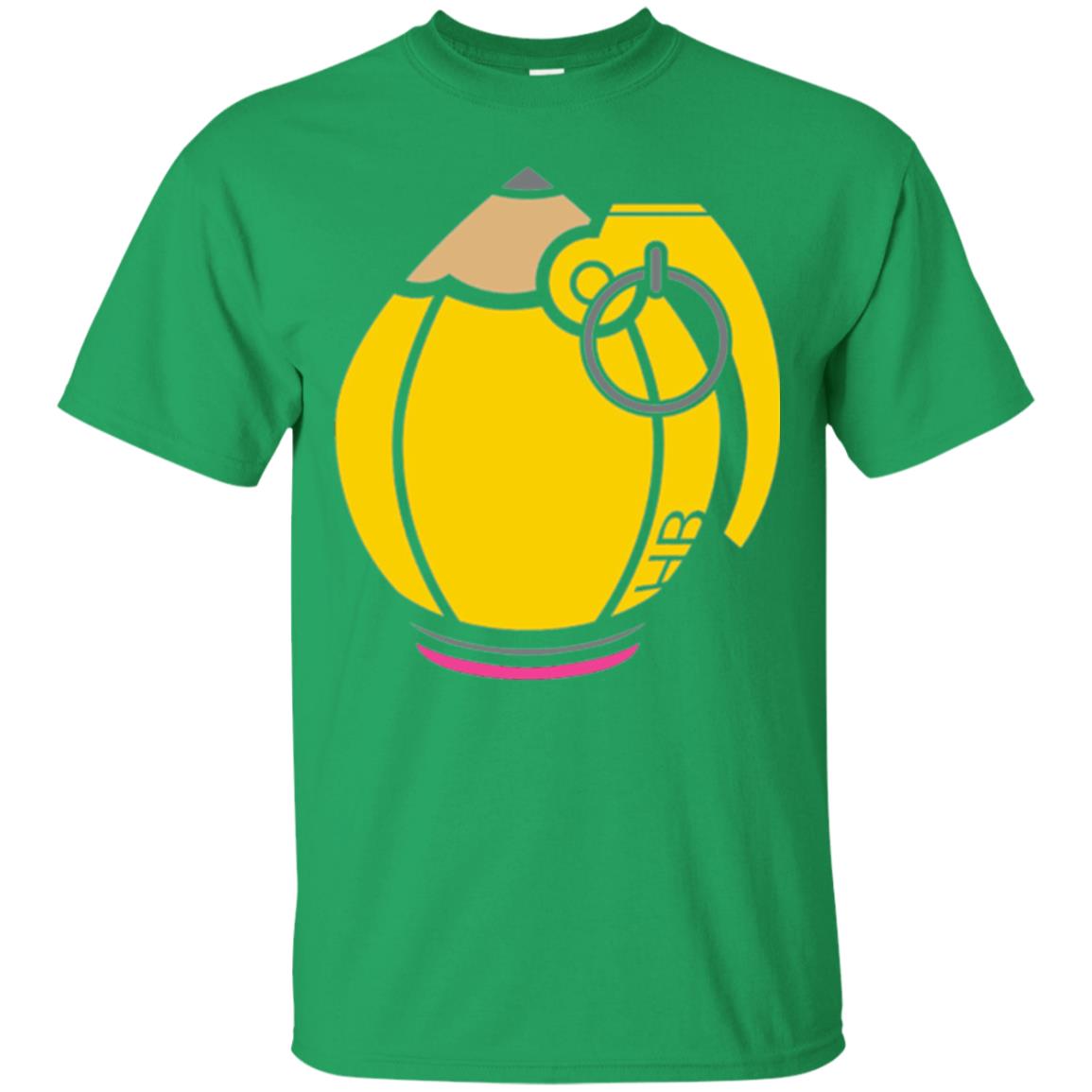 Grenade Pencil T-shirt Irish Green