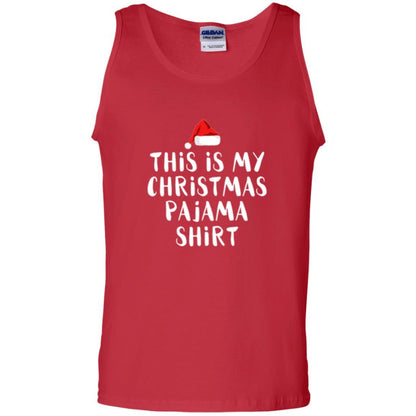 Christmas T-shirt This Is My Christmas Pajama Red