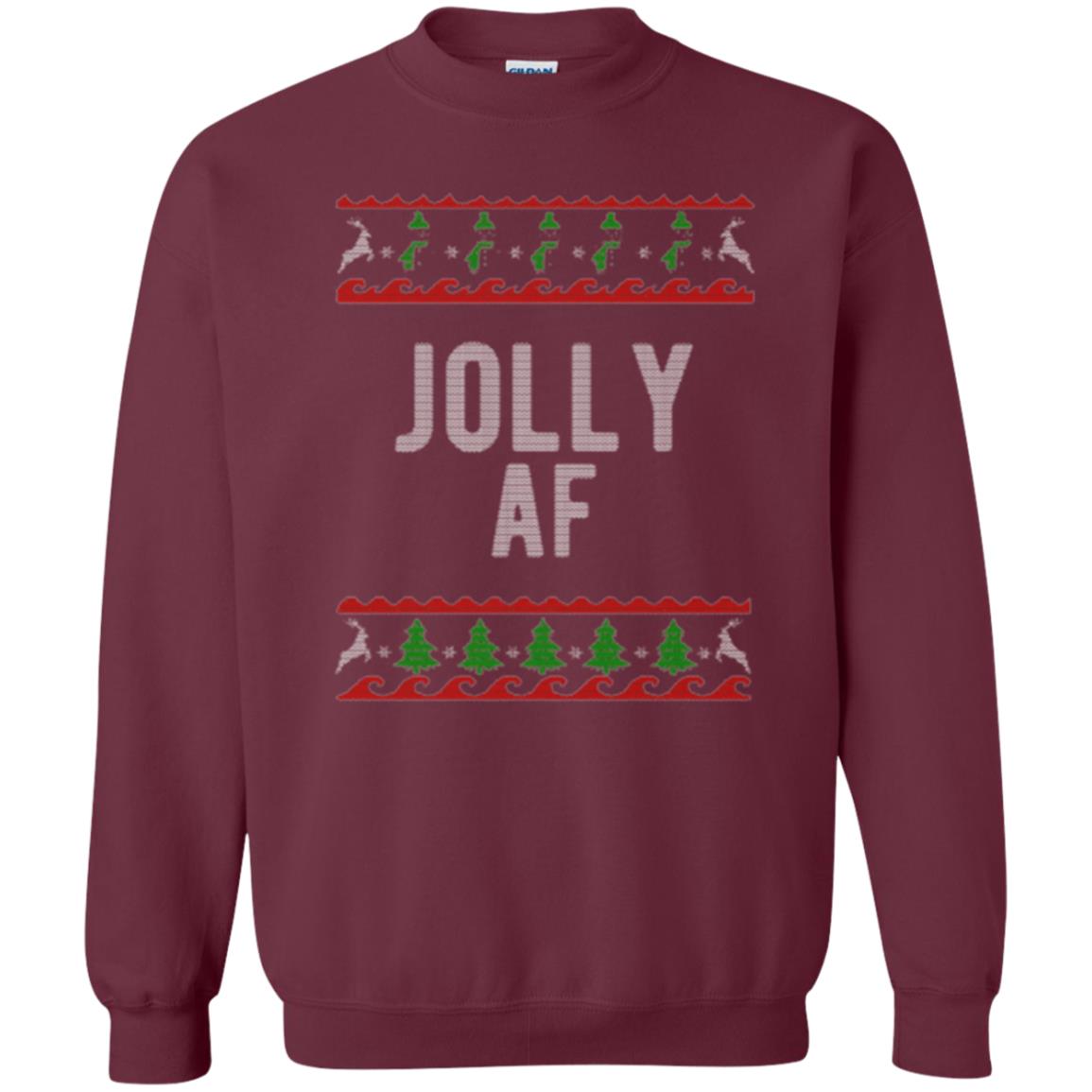 Cool Jolly Af T-shirt Maroon