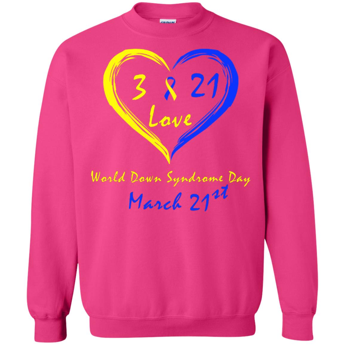 World Down Syndrome Day 21st March Shirt Heliconia
