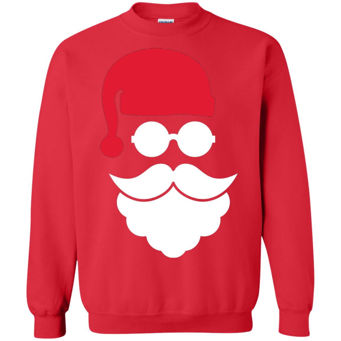 Christmas Shirt Santa Claus Face Red