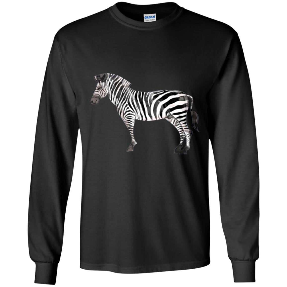 Awesome Zebra T-shirt Black