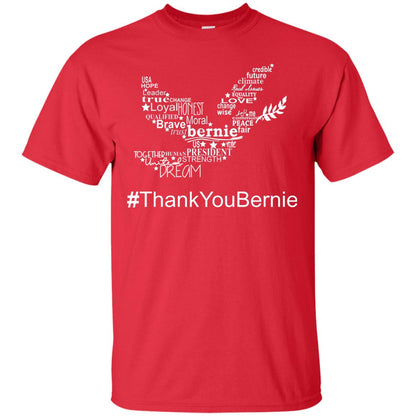 Hash Tag Thank You Bernie Shirts Red