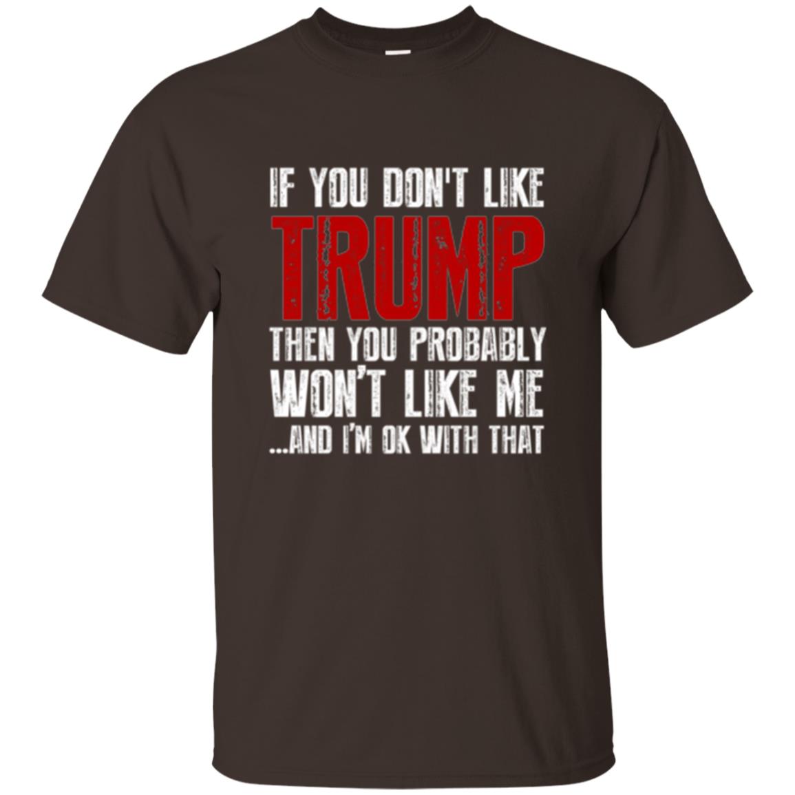 If You Don_t Like Trump T-shirt Dark Chocolate