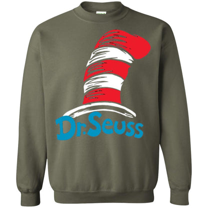 Film Lover T-shirt Dr. Seuss Hat T-shirt Military Green