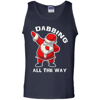 Chirstmas T-shirt Dabbing All The Way Navy