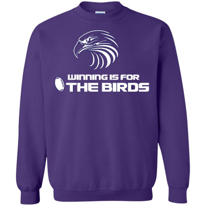 Football T-shirt Winning Is For The Birds Purple