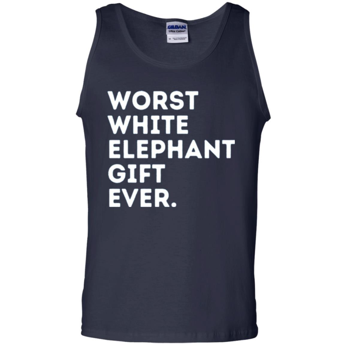 Best Worst White Elephant T-shirt Navy