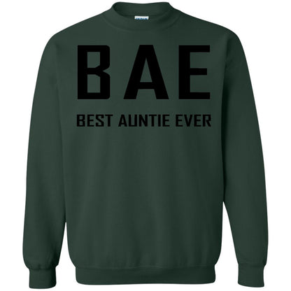 Best Aunt Ever Family Shirt Forest Green