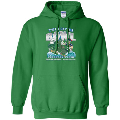 Football Lover T-shirt Twin Cities Bowl Irish Green