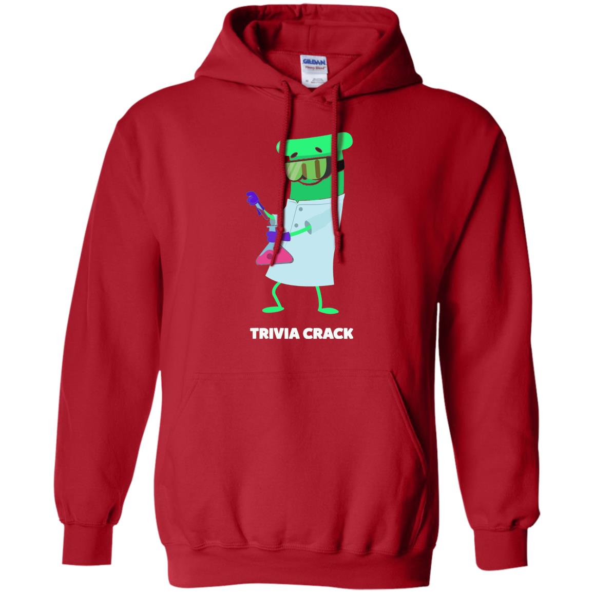 Cute Trivia Crack Scientist Al T-shirt Red