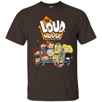 Nickelodeon The Loud House Character T-shirt Dark Chocolate