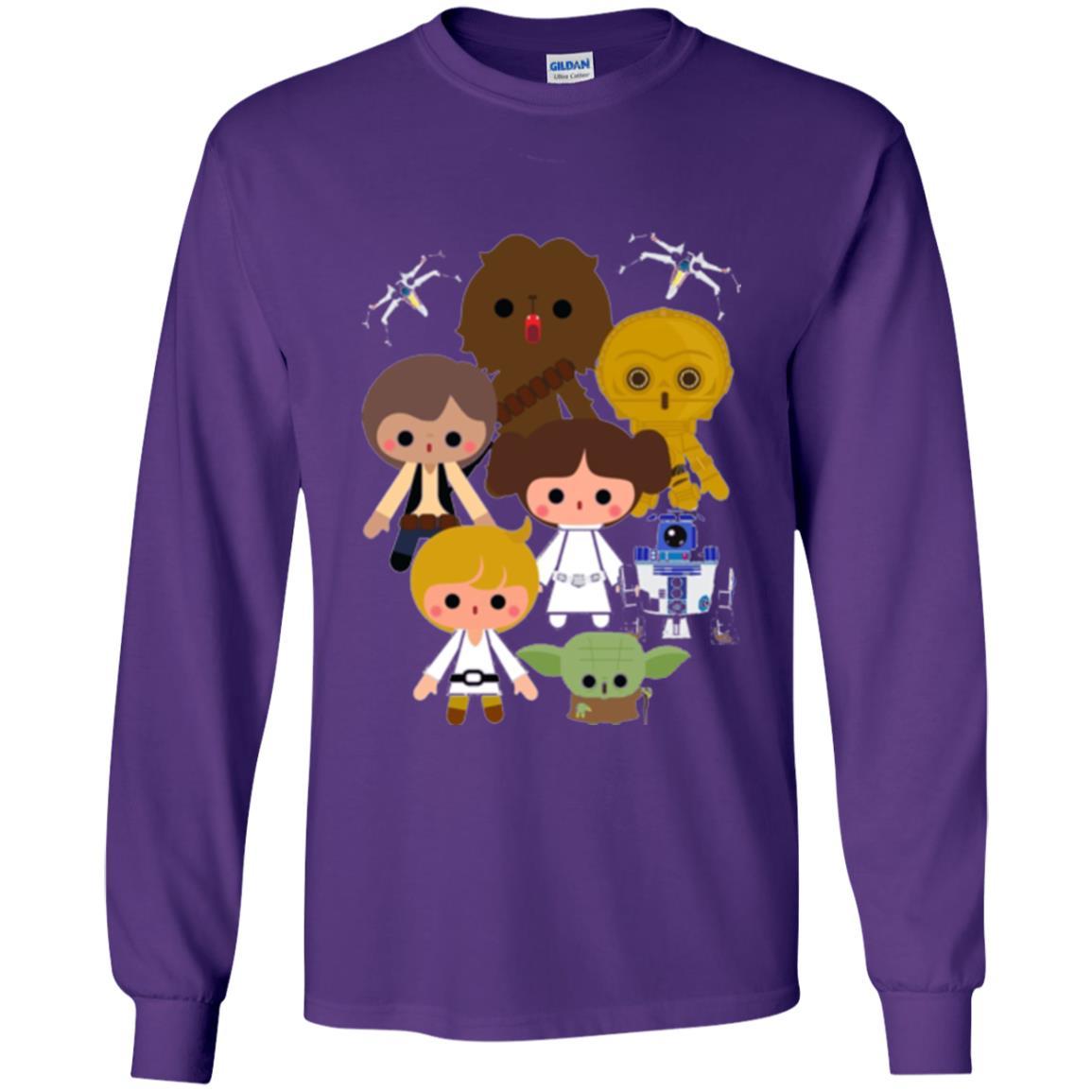 Film T-shirt Cute Kawaii Style Heroes Graphic Purple