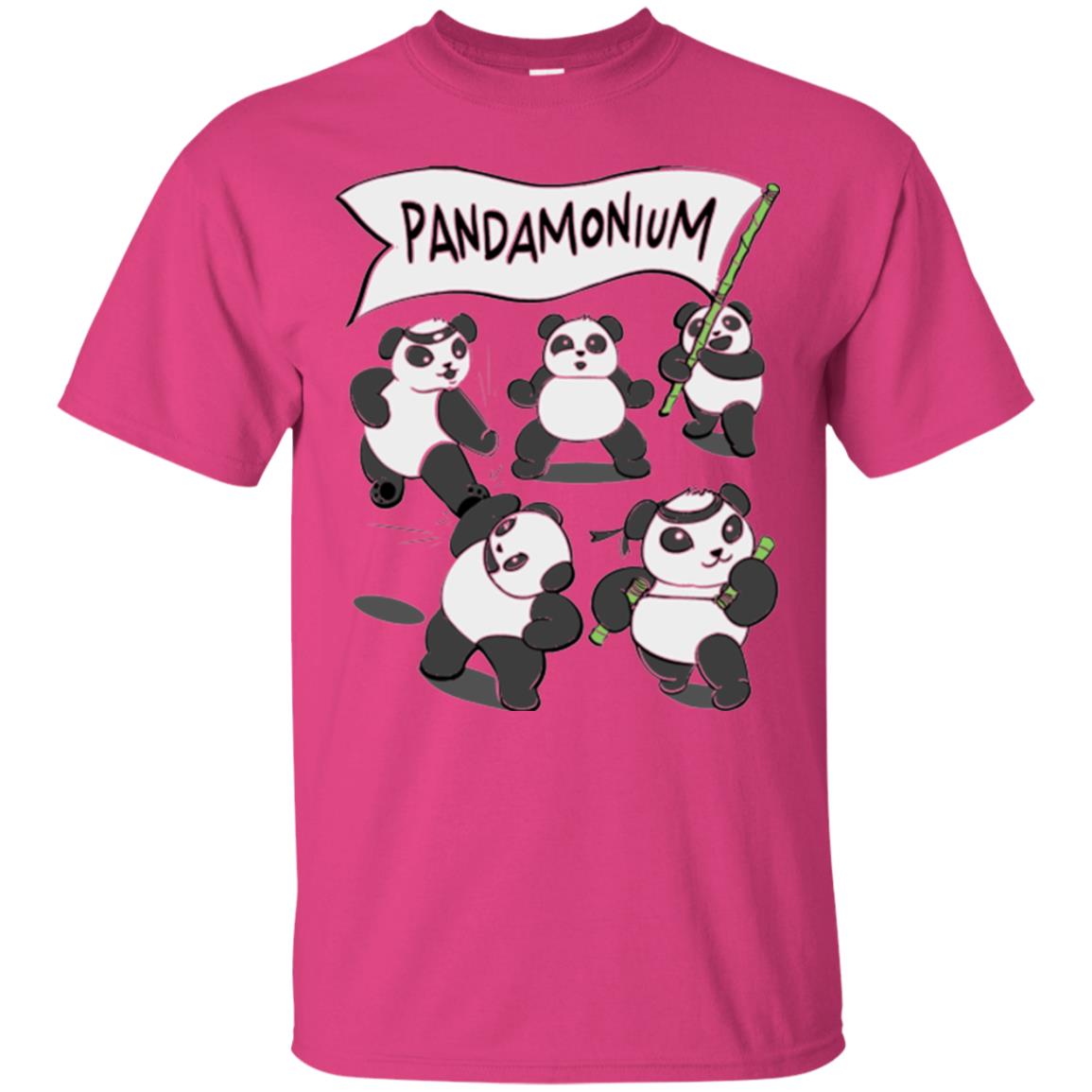 Panda Lovers T-shirt Pandamonium Heliconia
