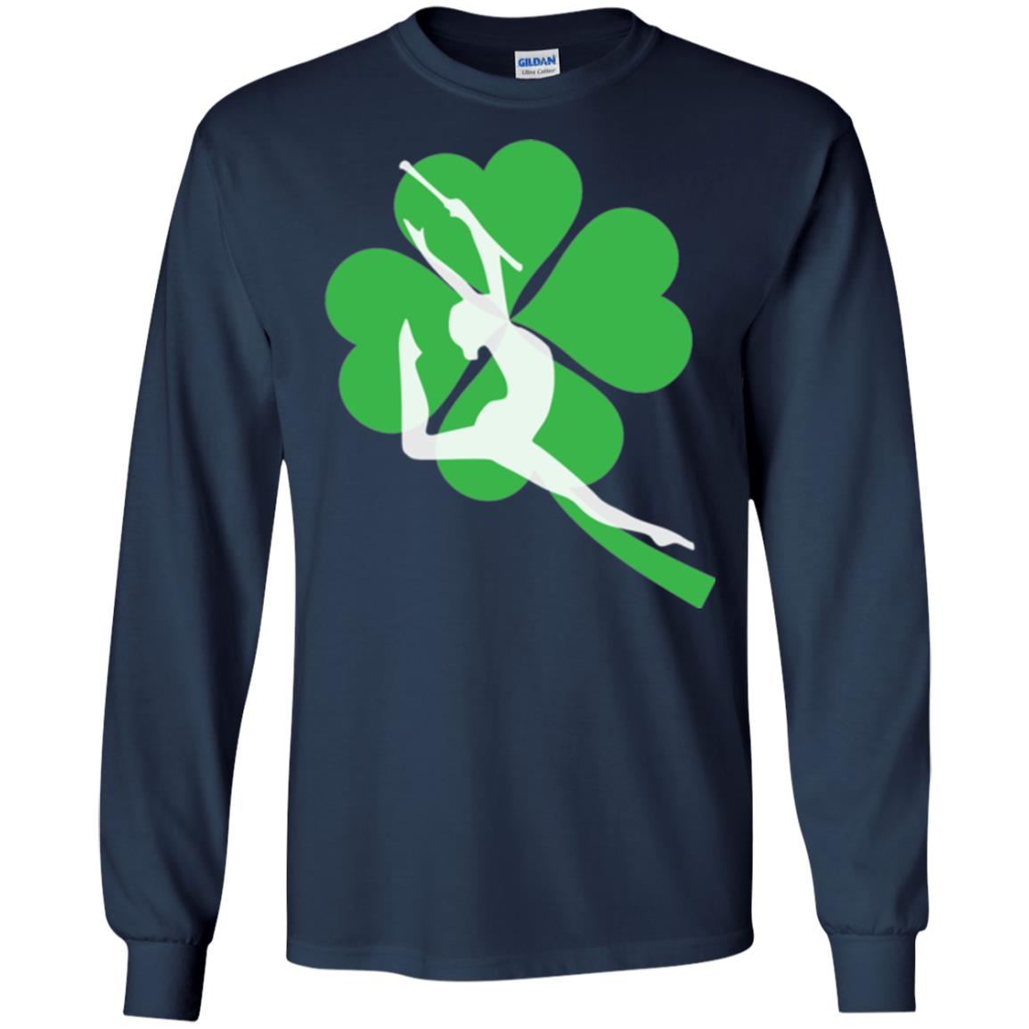 Baton Twirling Lover Saint Patrick's Day Navy