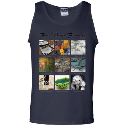 Commemorative T-shirt Fused Glass Fanatics 2018 Navy