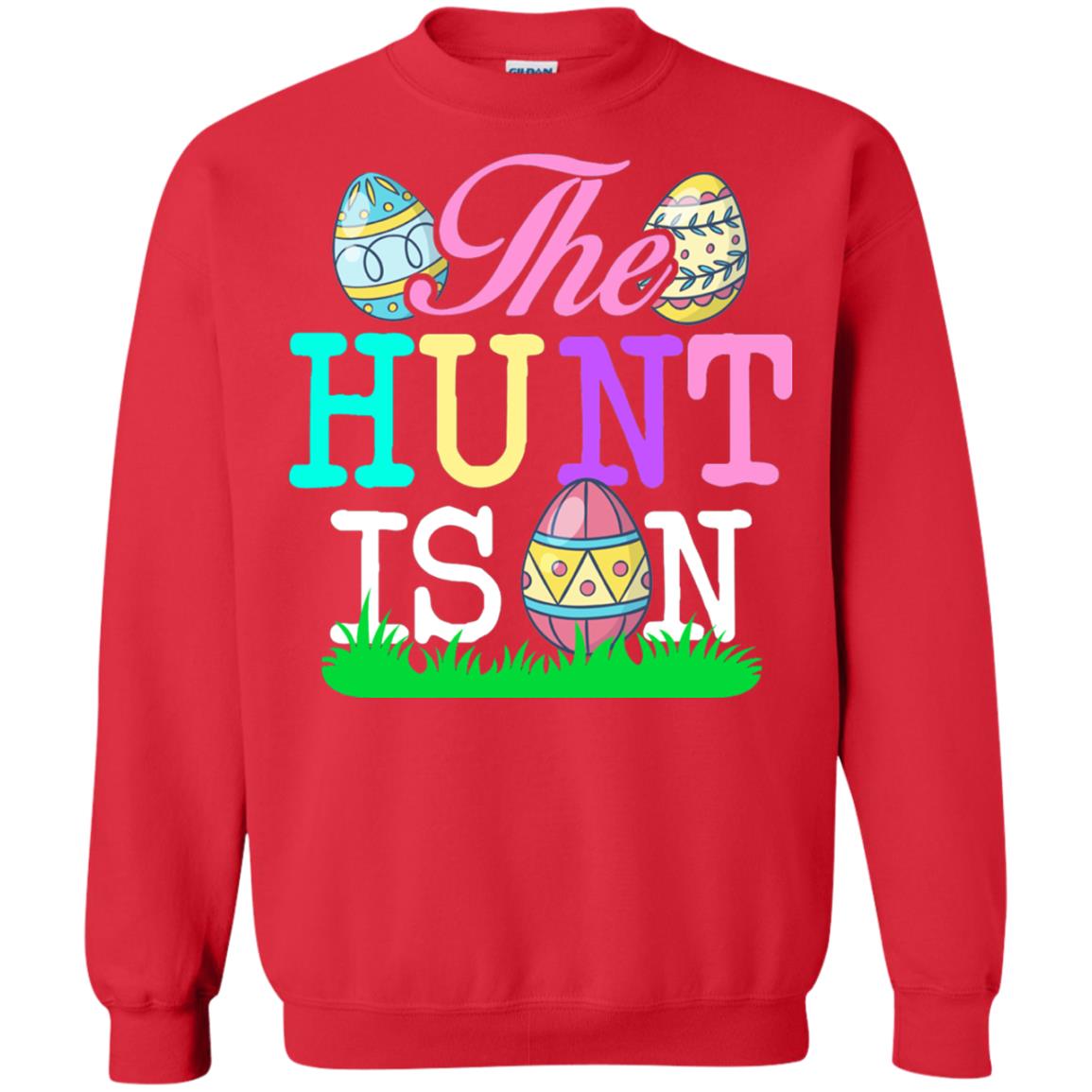 Easter Shirt The Hunt Is On Red