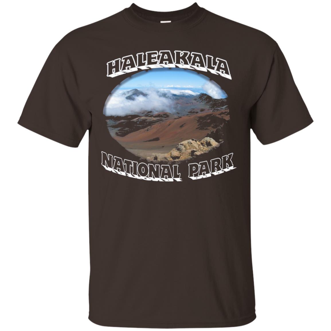 Mountain T-shirt Haleakala National Park Volcoana Dark Chocolate