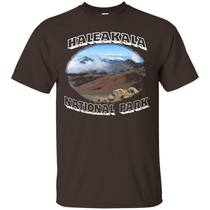 Mountain T-shirt Haleakala National Park Volcoana Dark Chocolate